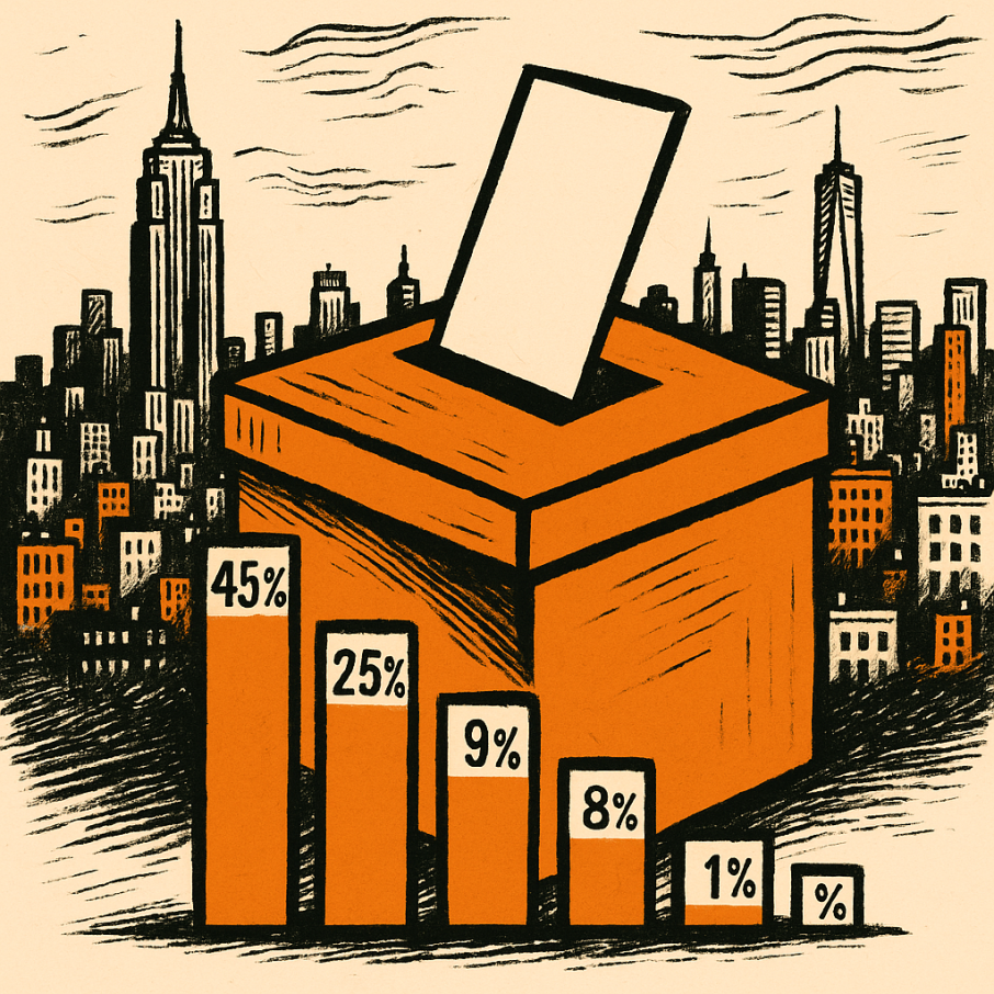 सफोक विश्वविद्यालयको सर्वेक्षण: न्यू योर्क सिटी मेयर दौडमा मम्दानीको ठूलो अग्रता